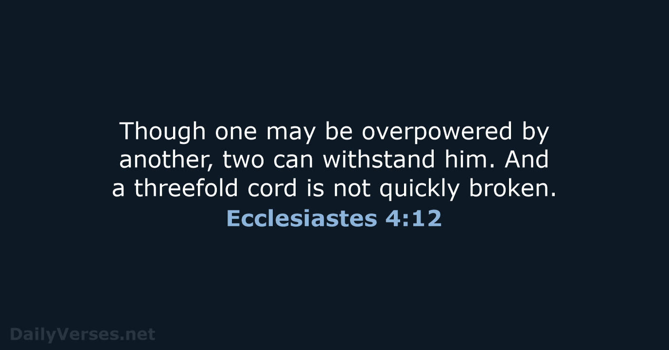 ecclesiastes 4 12 nkjv