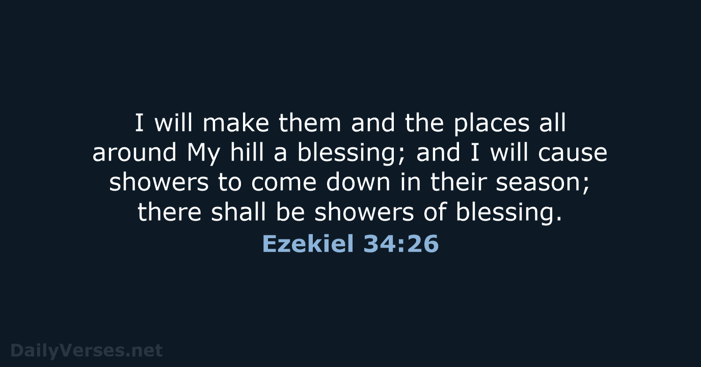Ezekiel 34:26 - NKJV