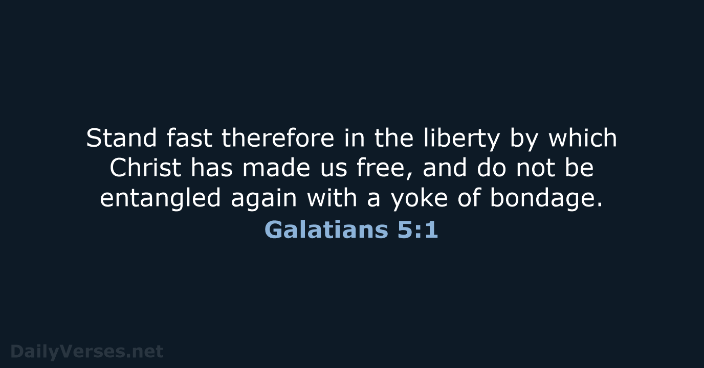 Bibleverse wallpaper - We have full freedom to make our own