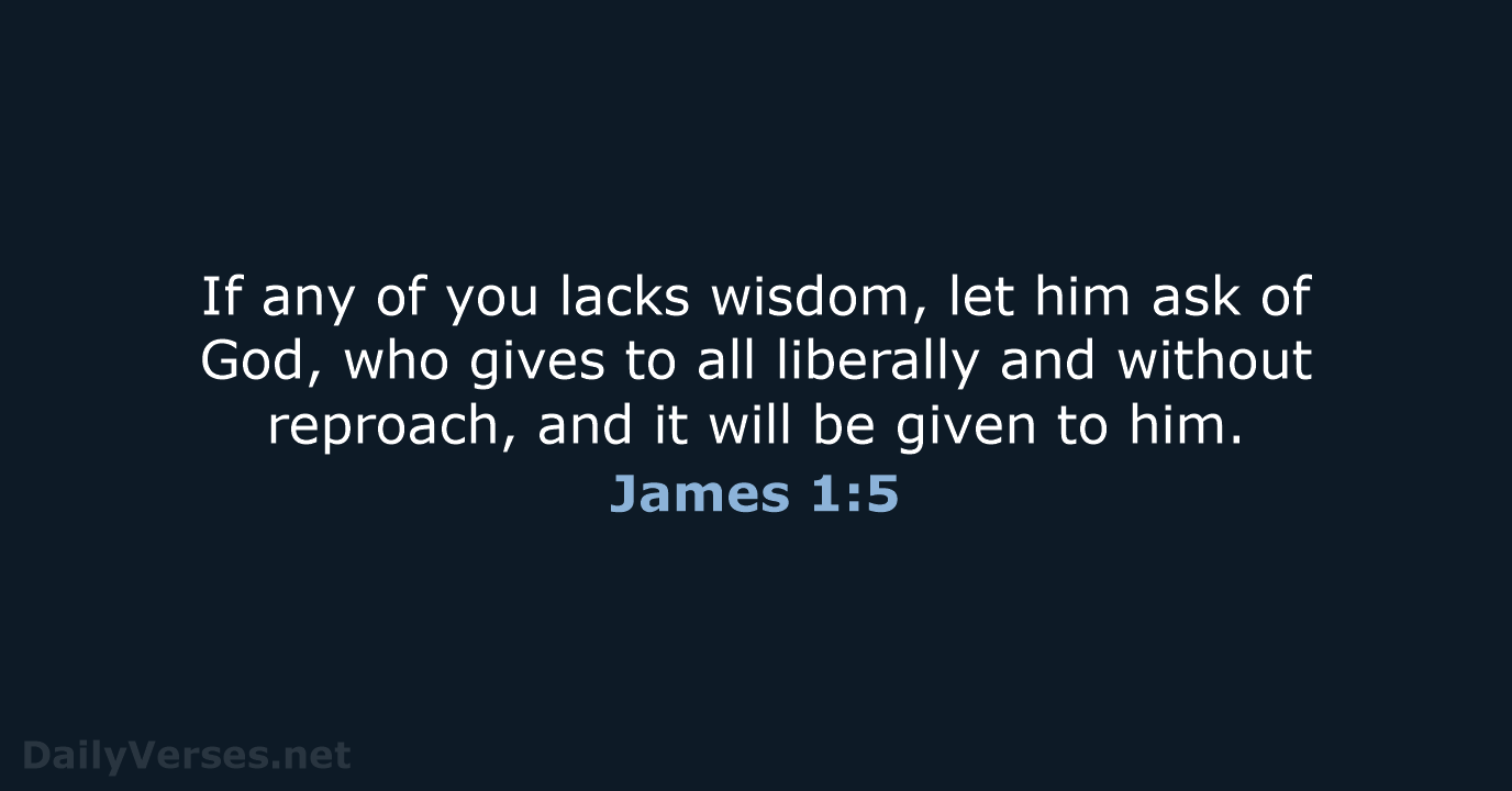 James 1 5 Bible Verse NKJV DailyVerses
