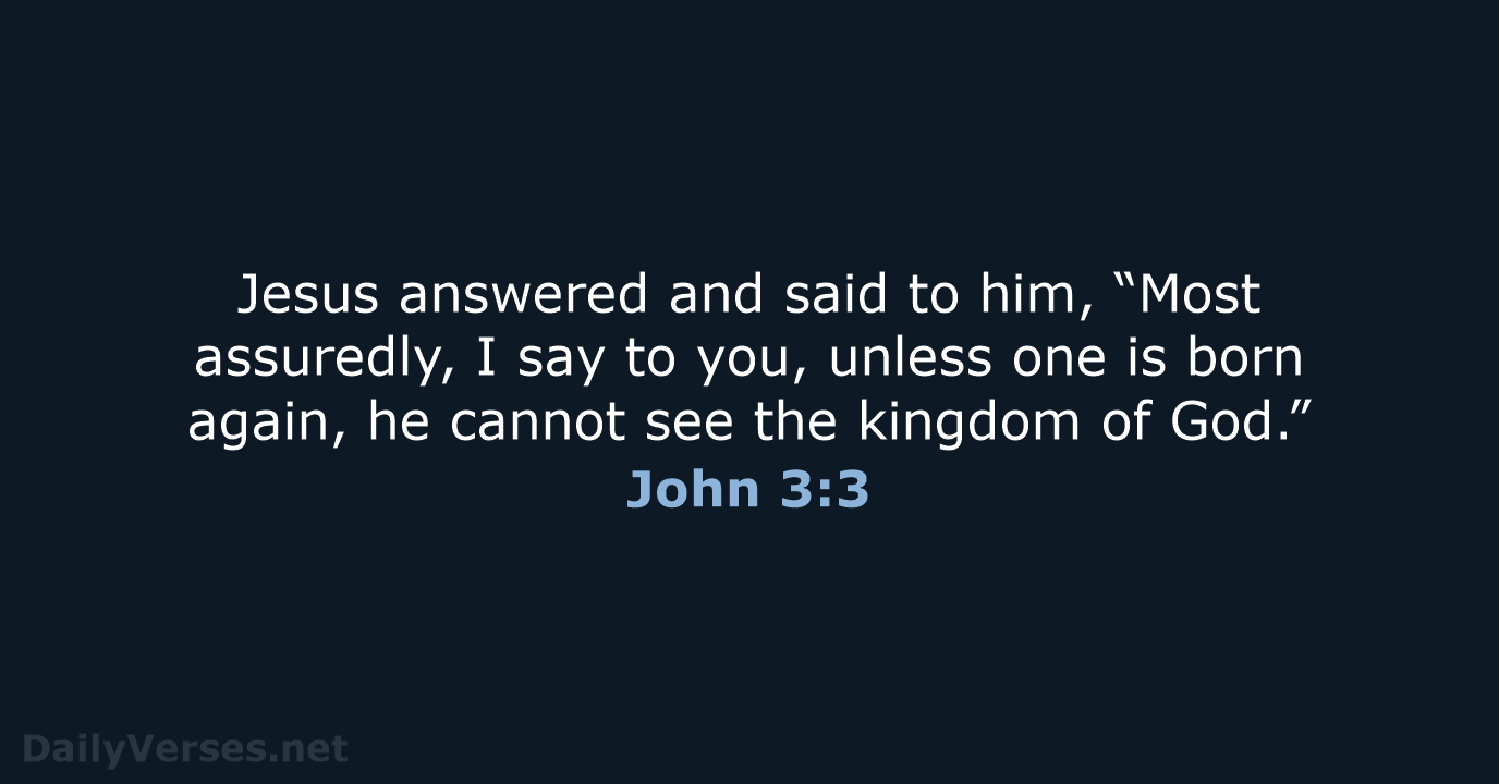 John 3 3 Bible Verse NKJV DailyVerses