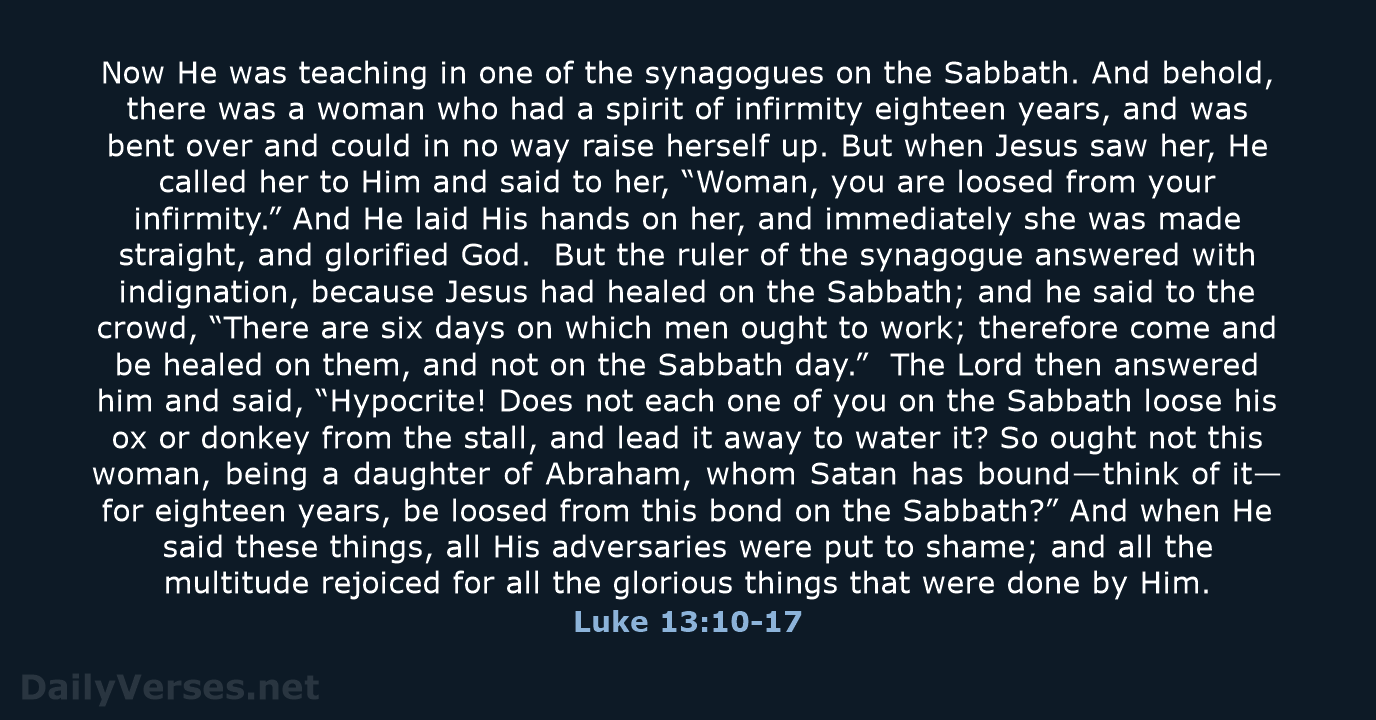 Luke 13 10 17 Bible Verse NKJV DailyVerses