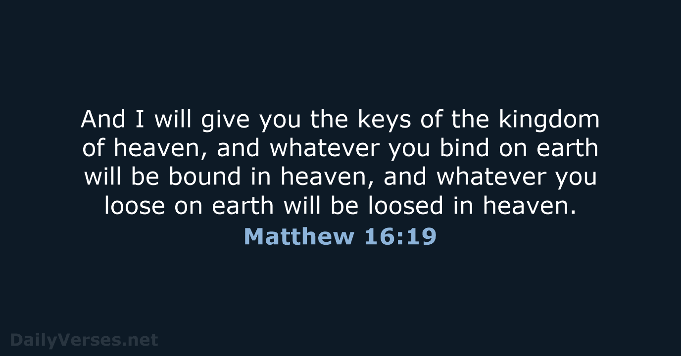 matthew 16 13 19 nkjv