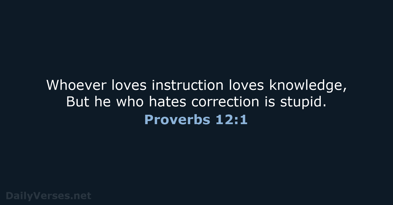 proverbs 12 8 nlt