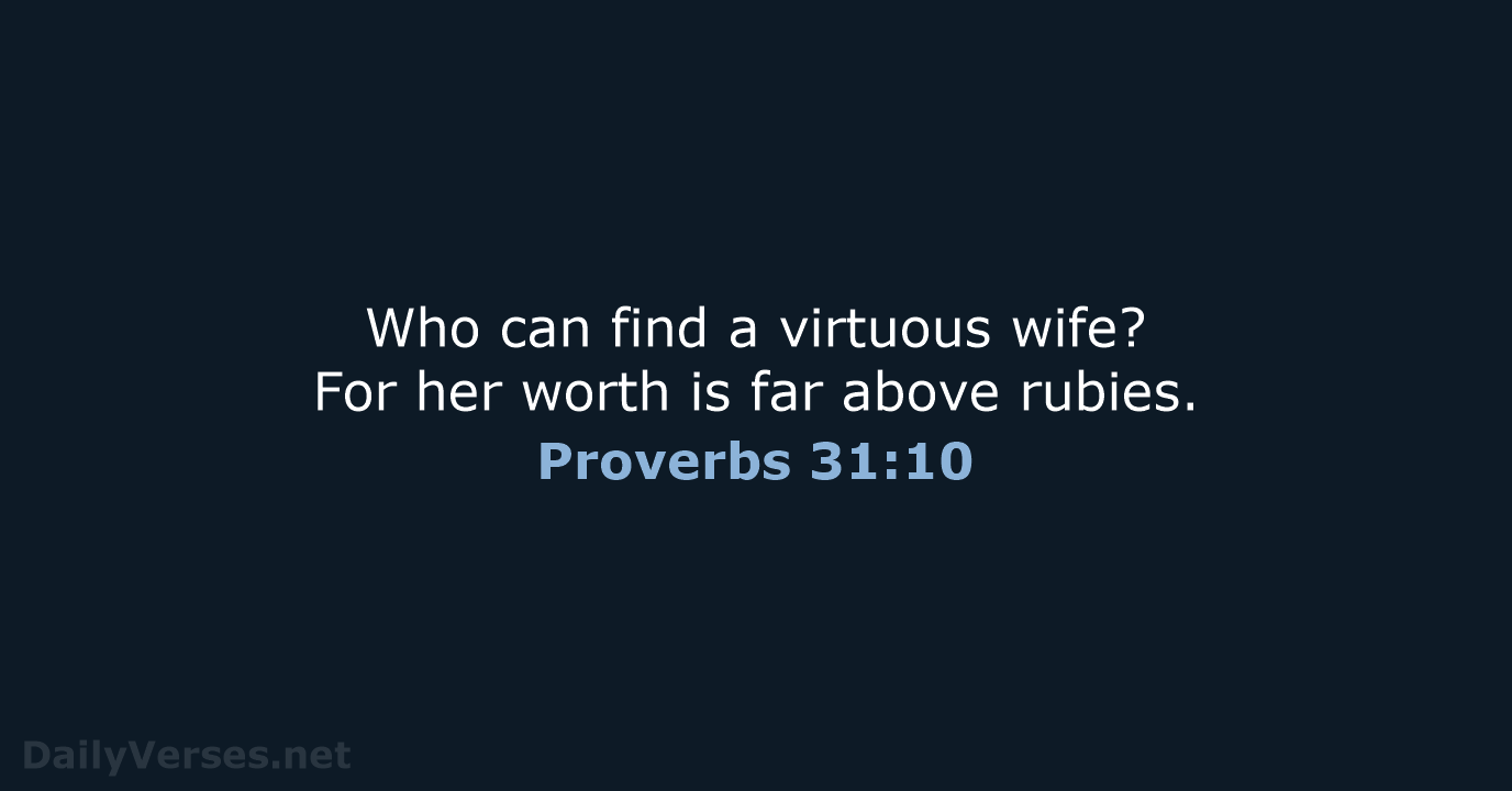 proverbs 31 10 nkjv