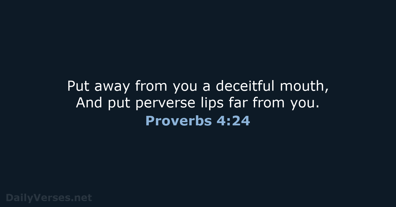 proverbs 4 24 nkjv