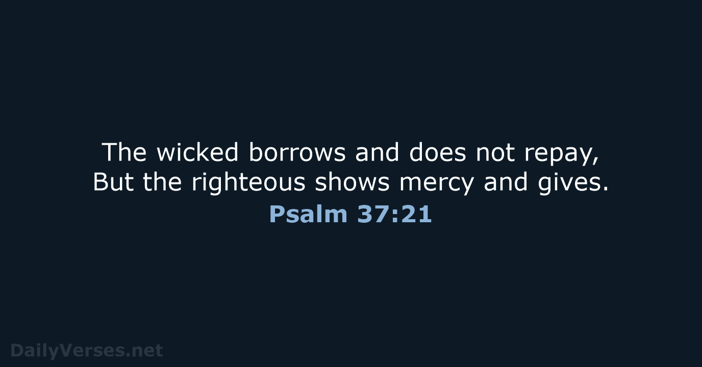 12 Bible Verses About Debt NKJV DailyVerses