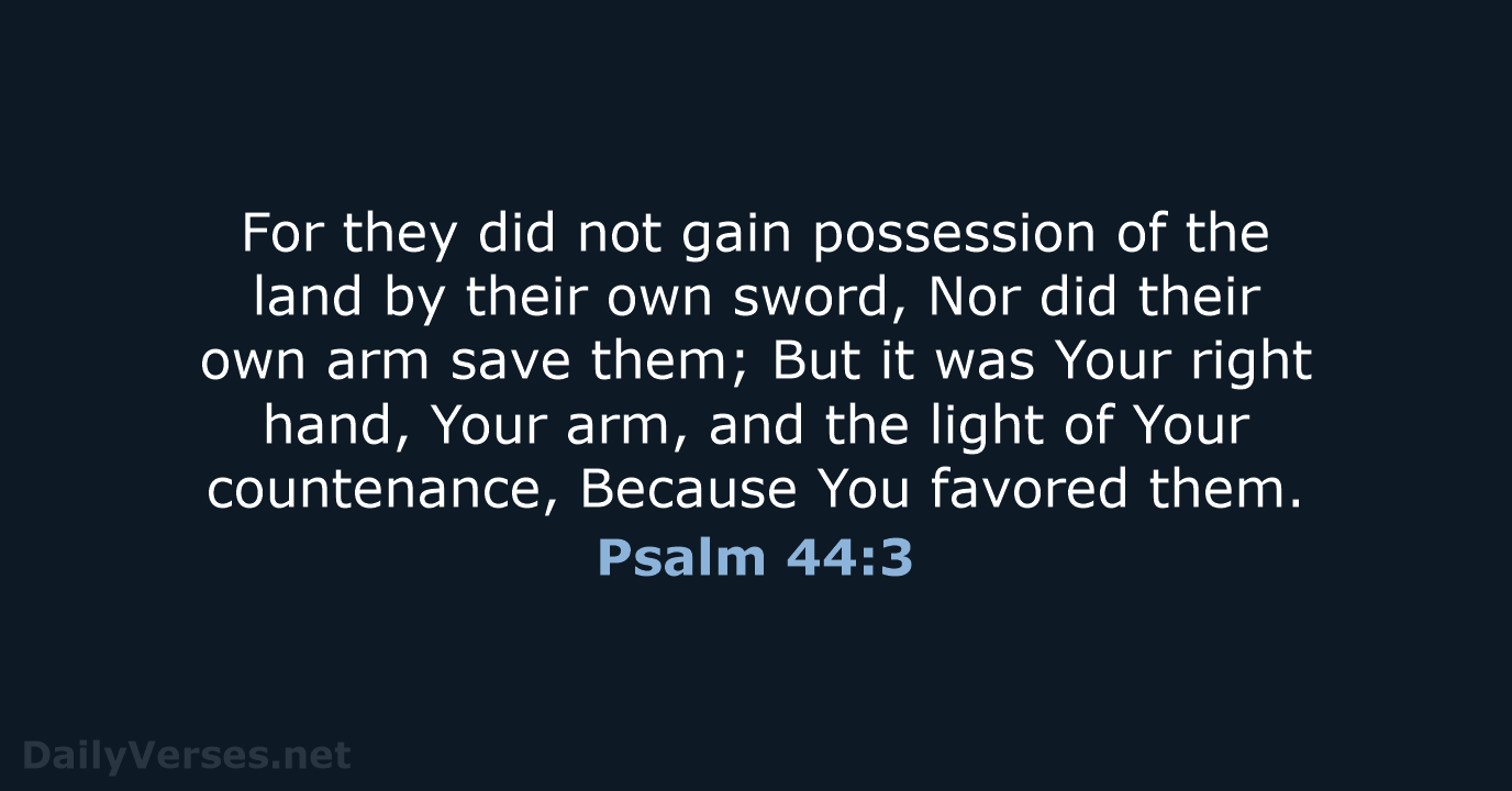 Psalm 44 NKJV DailyVerses