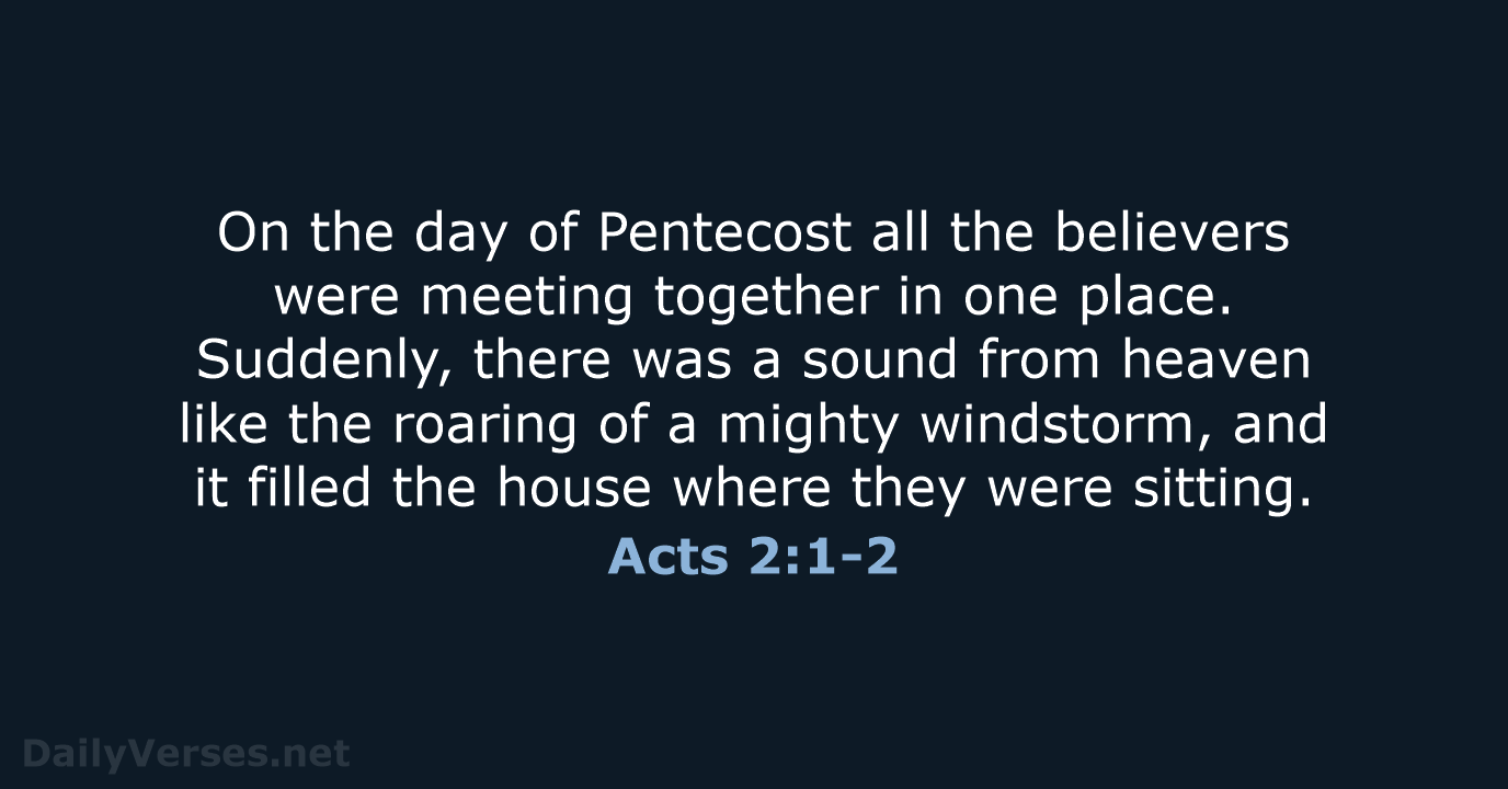 Acts 2 - NLT & NRSV - DailyVerses.net