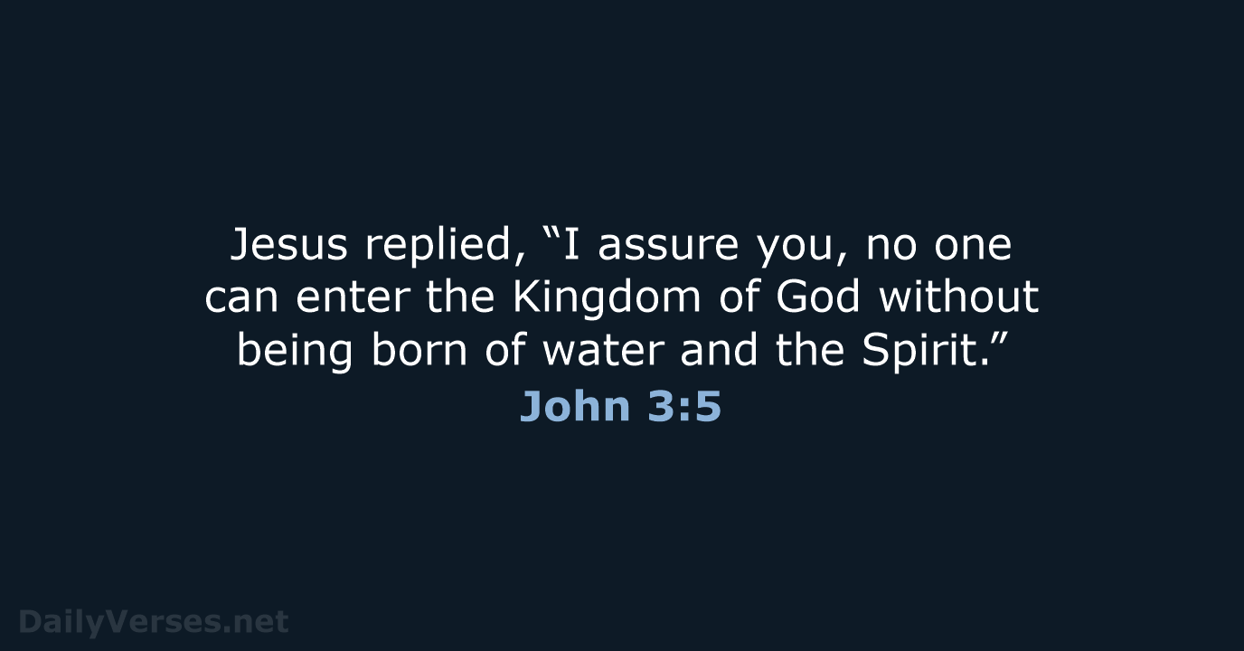John 3:5 - NLT