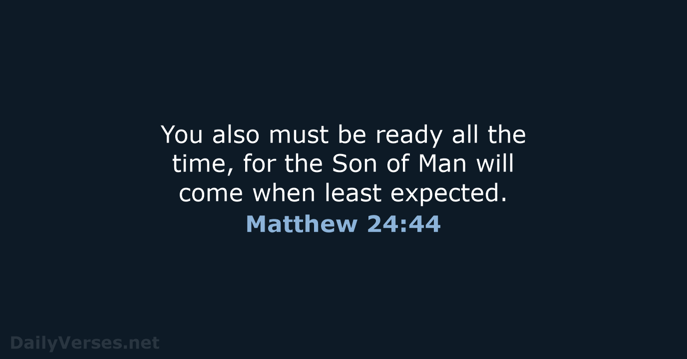 20 Bible Verses about Ready - NLT - DailyVerses.net