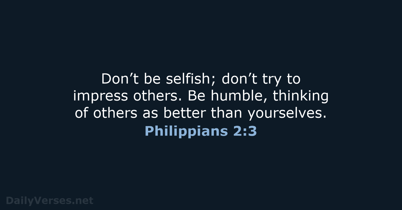 What Does The Bible Say About Selfishness In Marriage