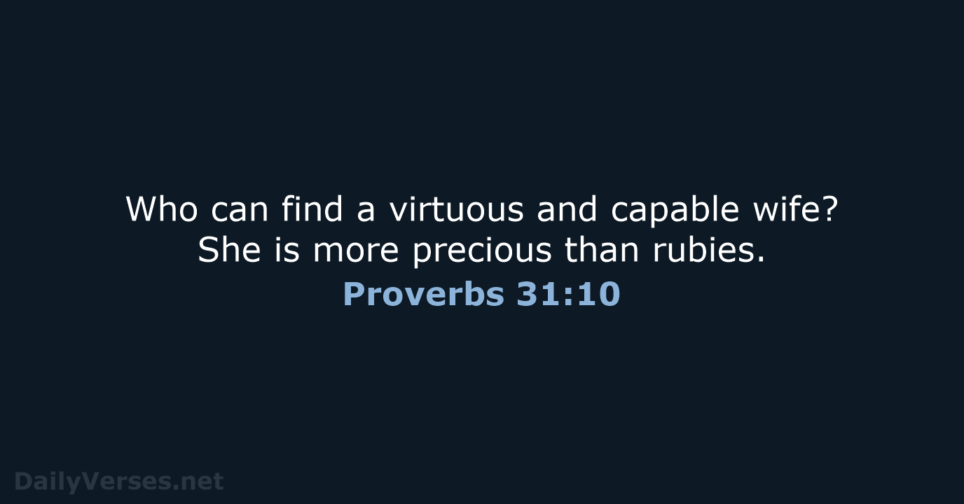 proverbs 31 10 nlt