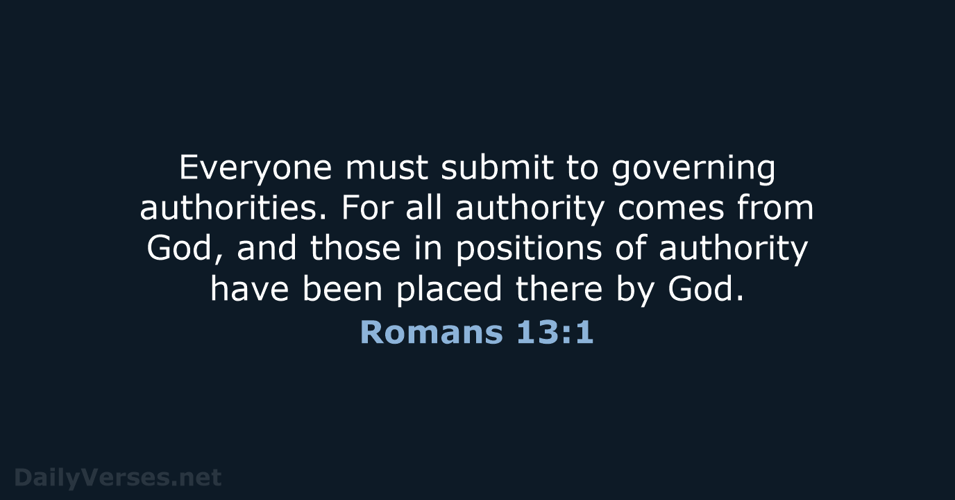 9 Bible Verses About Authority NLT DailyVerses