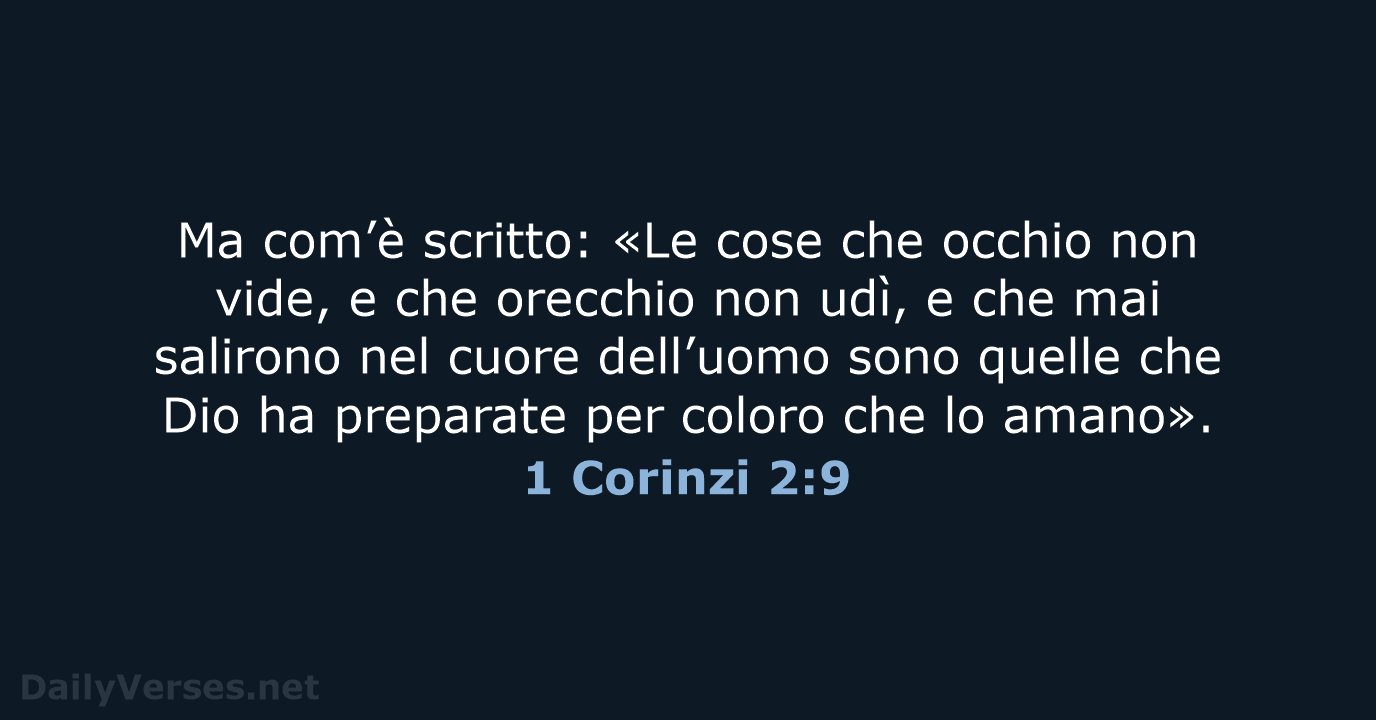 1 Corinzi 2:9 - NR06
