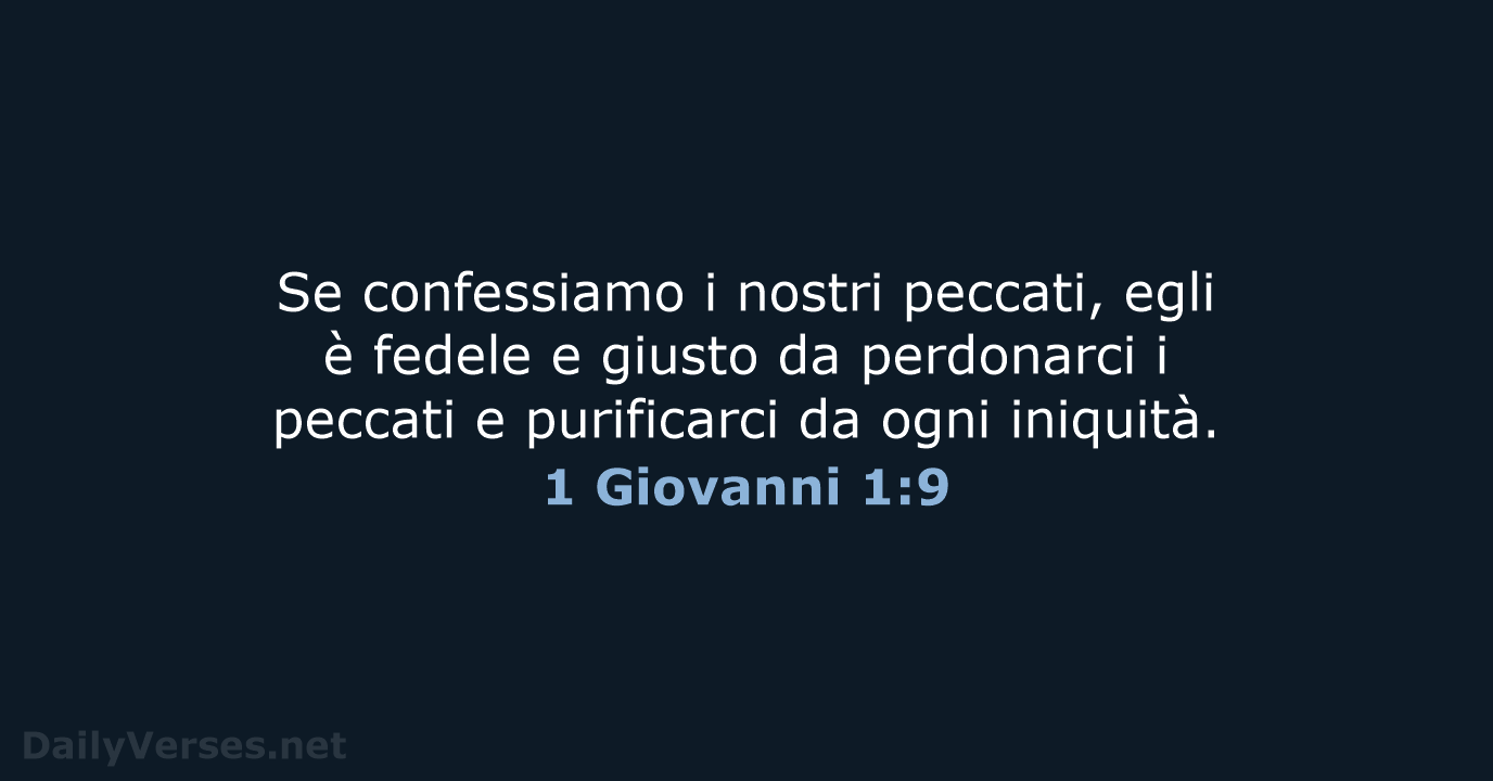 1 Giovanni 1:9 - NR06