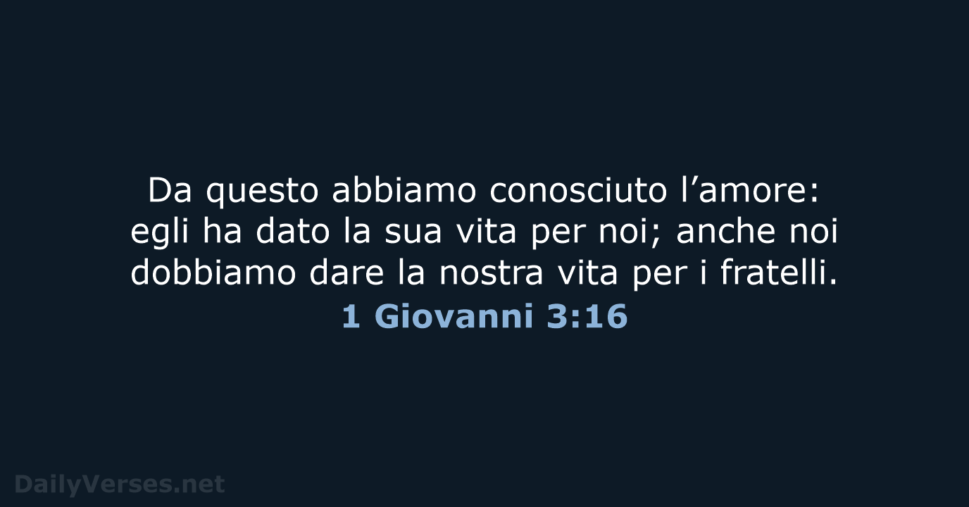 1 Giovanni 3:16 - NR06
