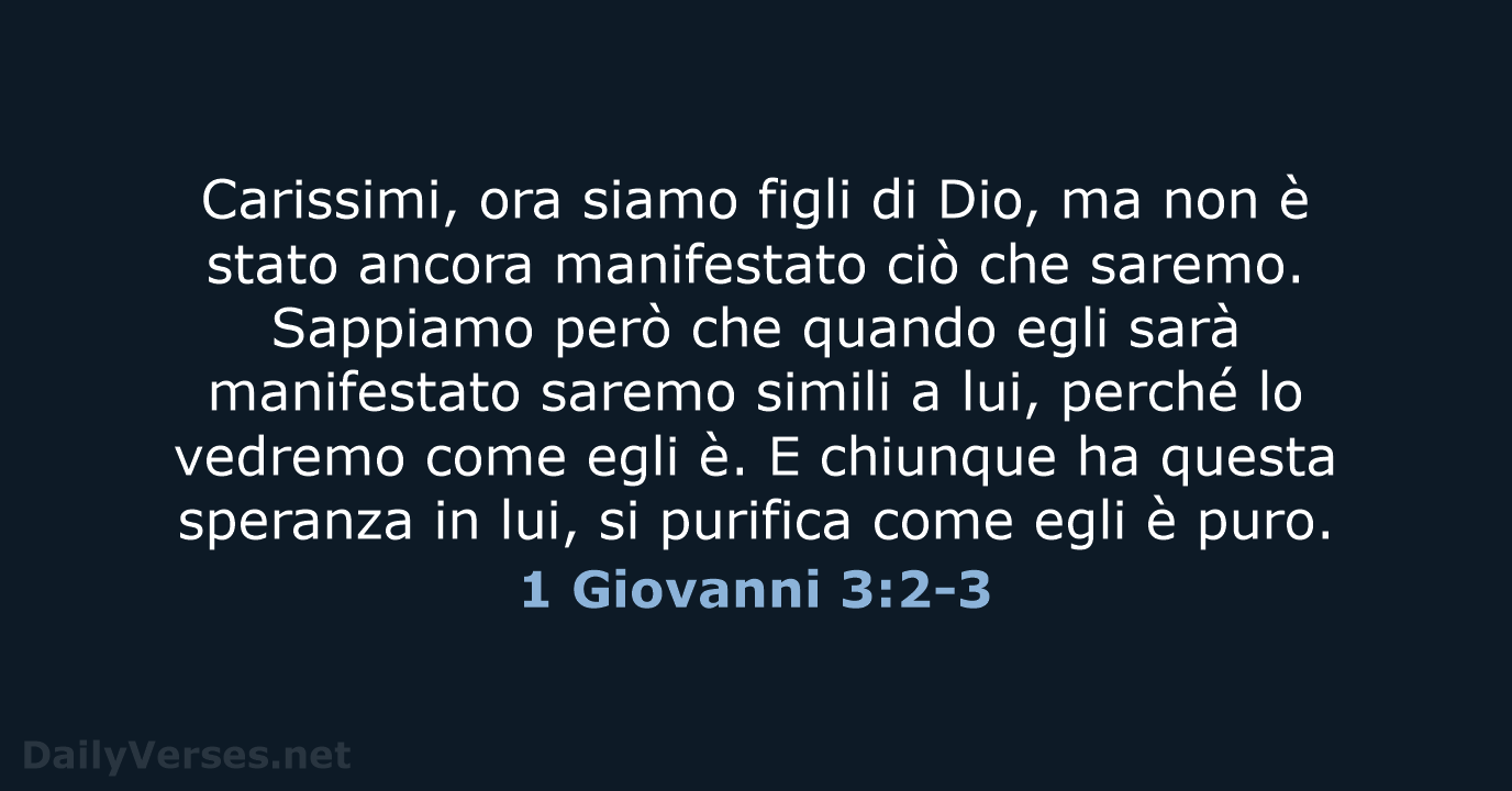 1 Giovanni 3:2-3 - NR06
