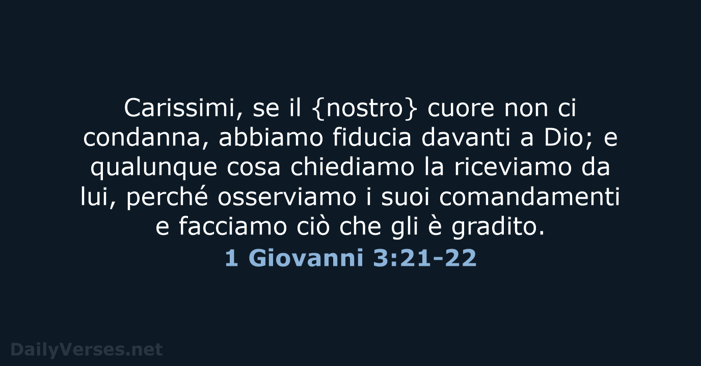 1 Giovanni 3:21-22 - NR06