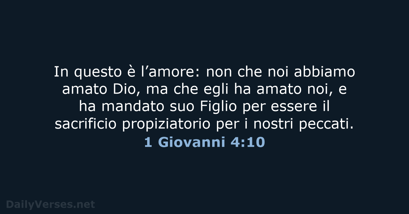 1 Giovanni 4:10 - NR06