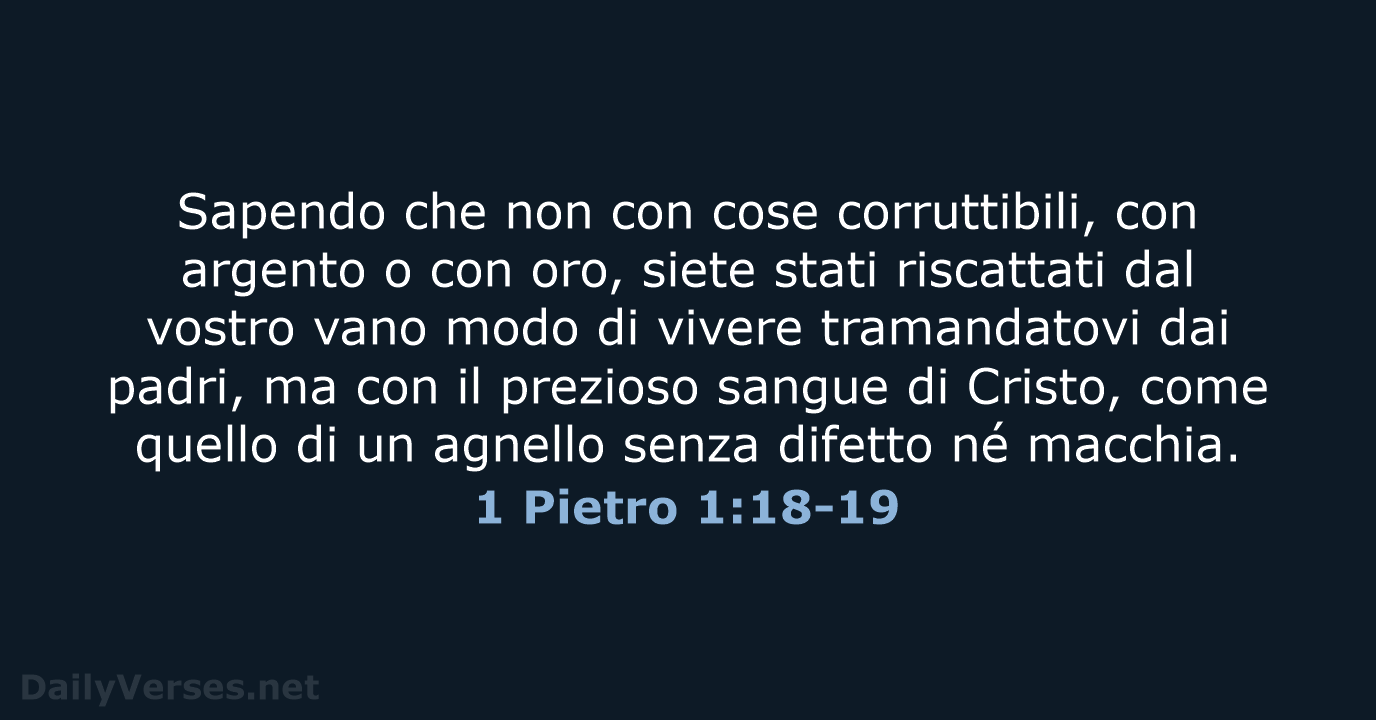 1 Pietro 1:18-19 - NR06