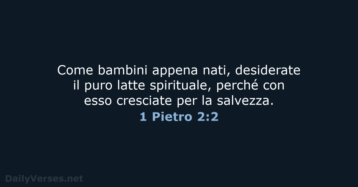 1 Pietro 2:2 - NR06