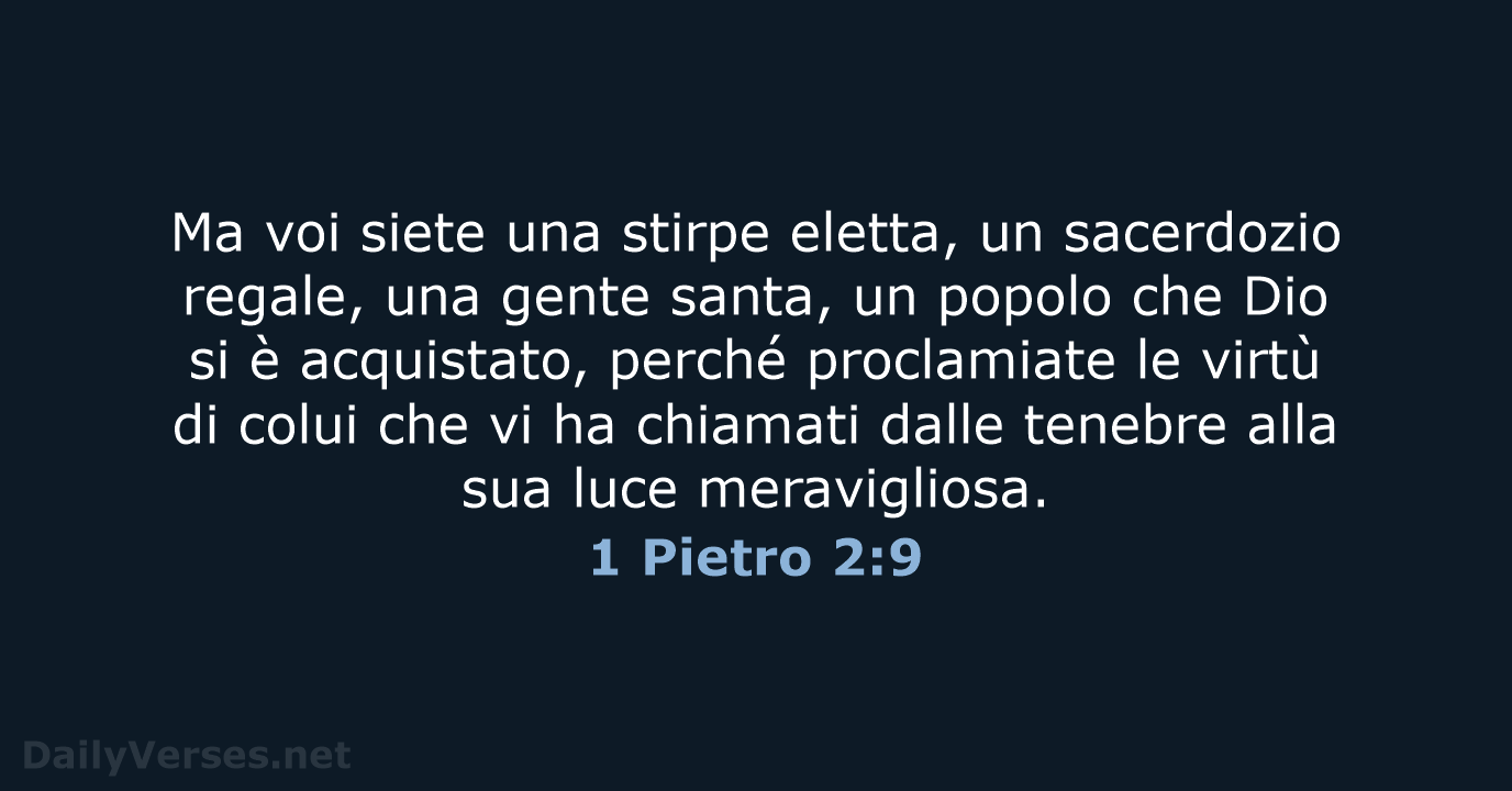 1 Pietro 2:9 - NR06