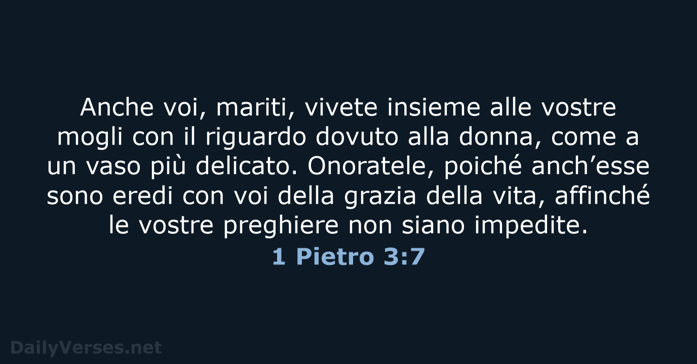 1 Pietro 3:7 - NR06