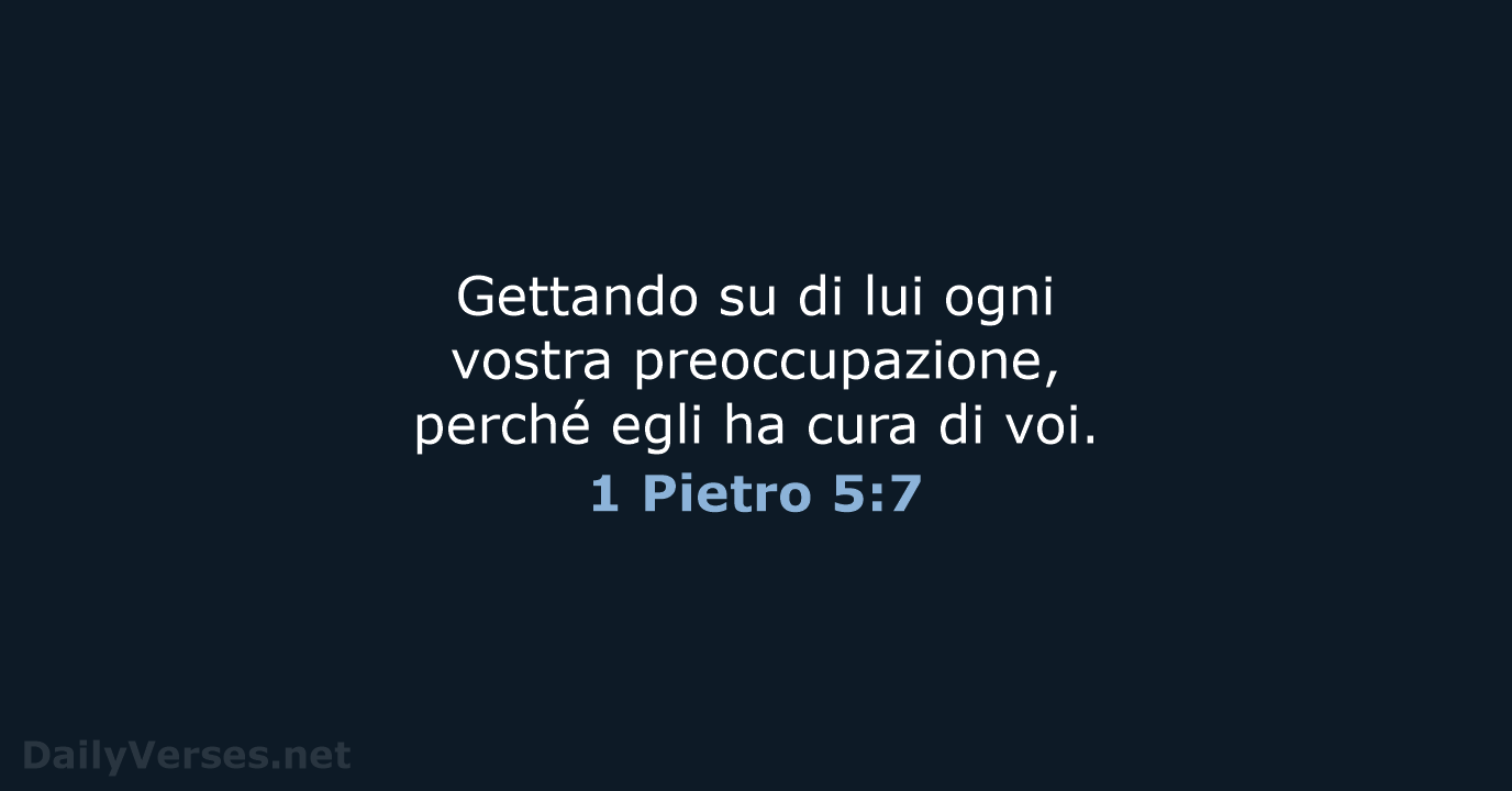 1 Pietro 5:7 - NR06
