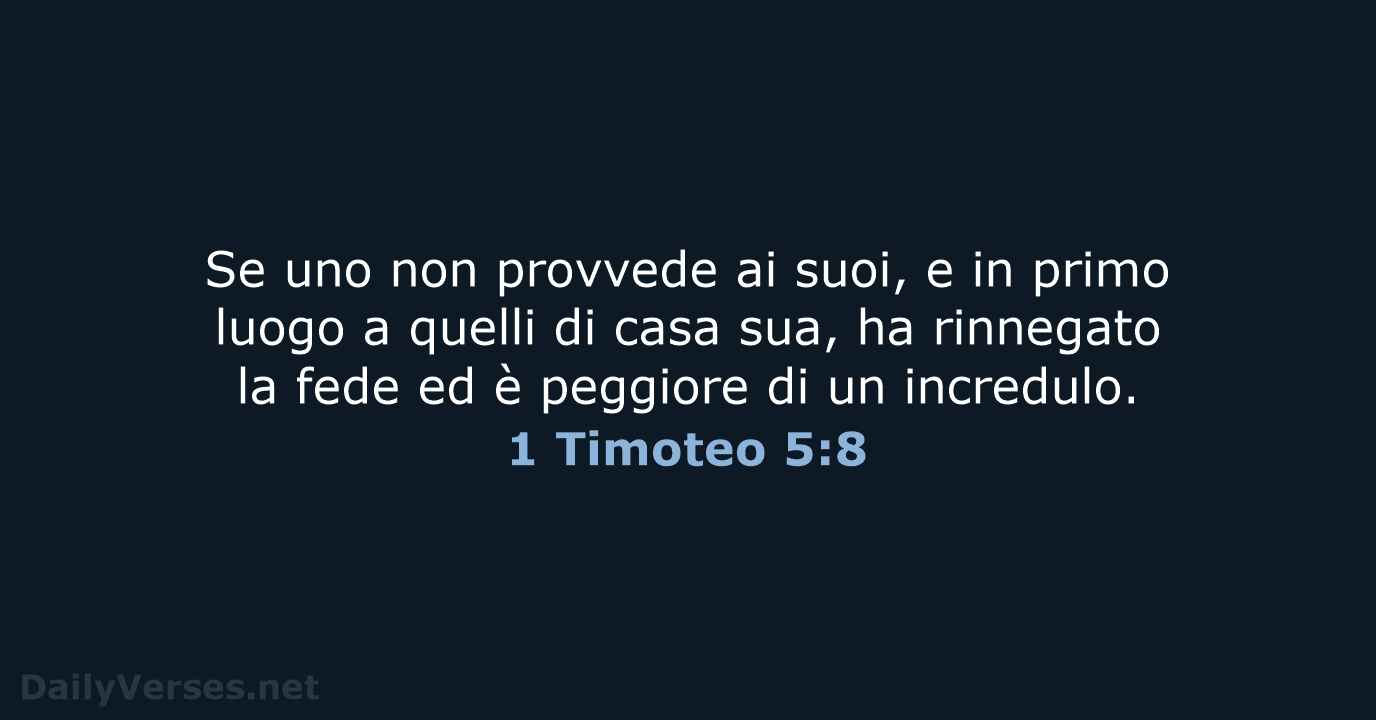 1 Timoteo 5:8 - NR06