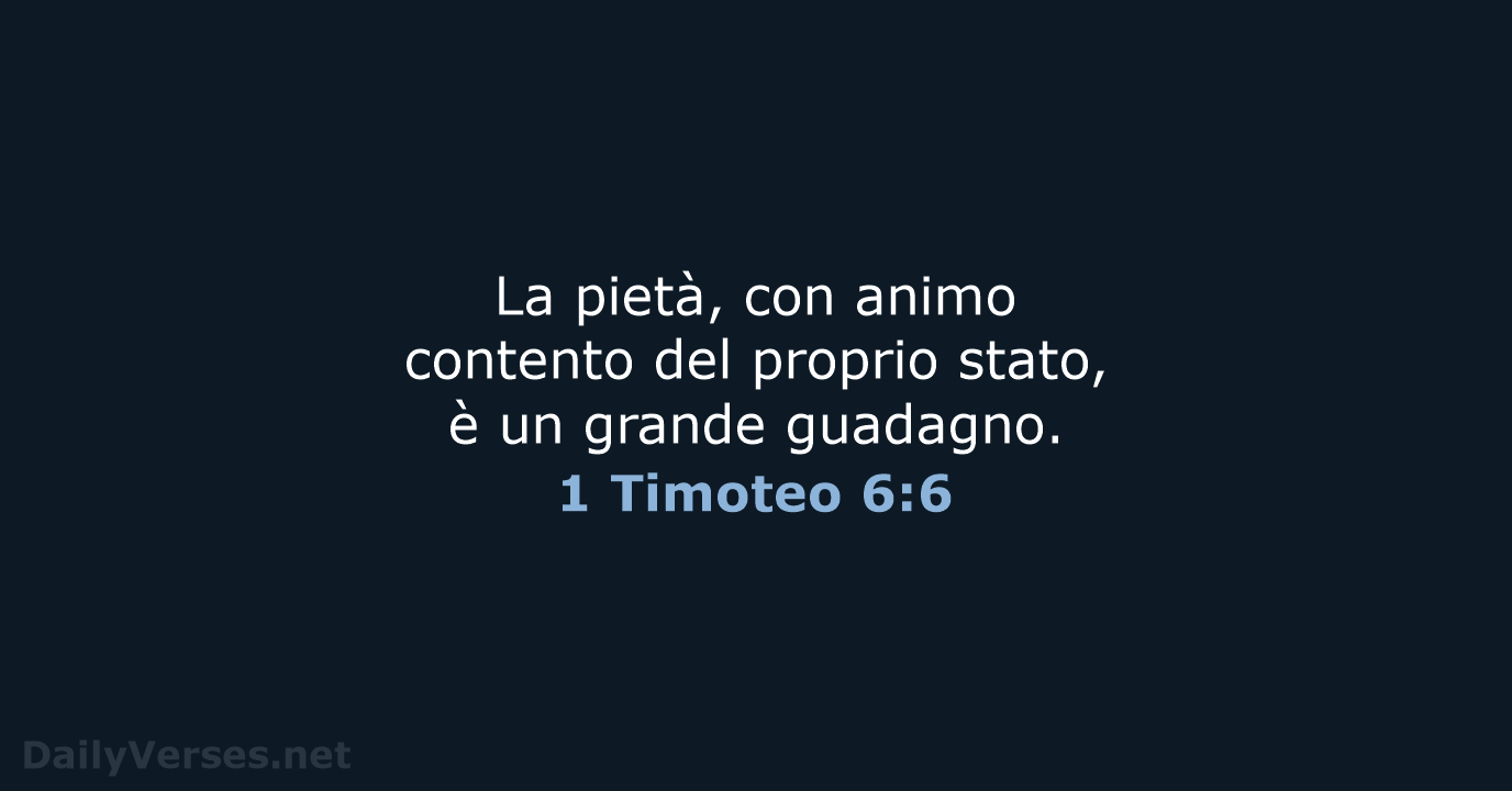 1 Timoteo 6:6 - NR06