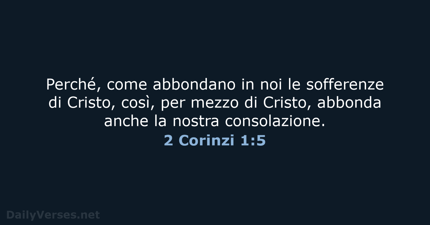 2 Corinzi 1:5 - NR06
