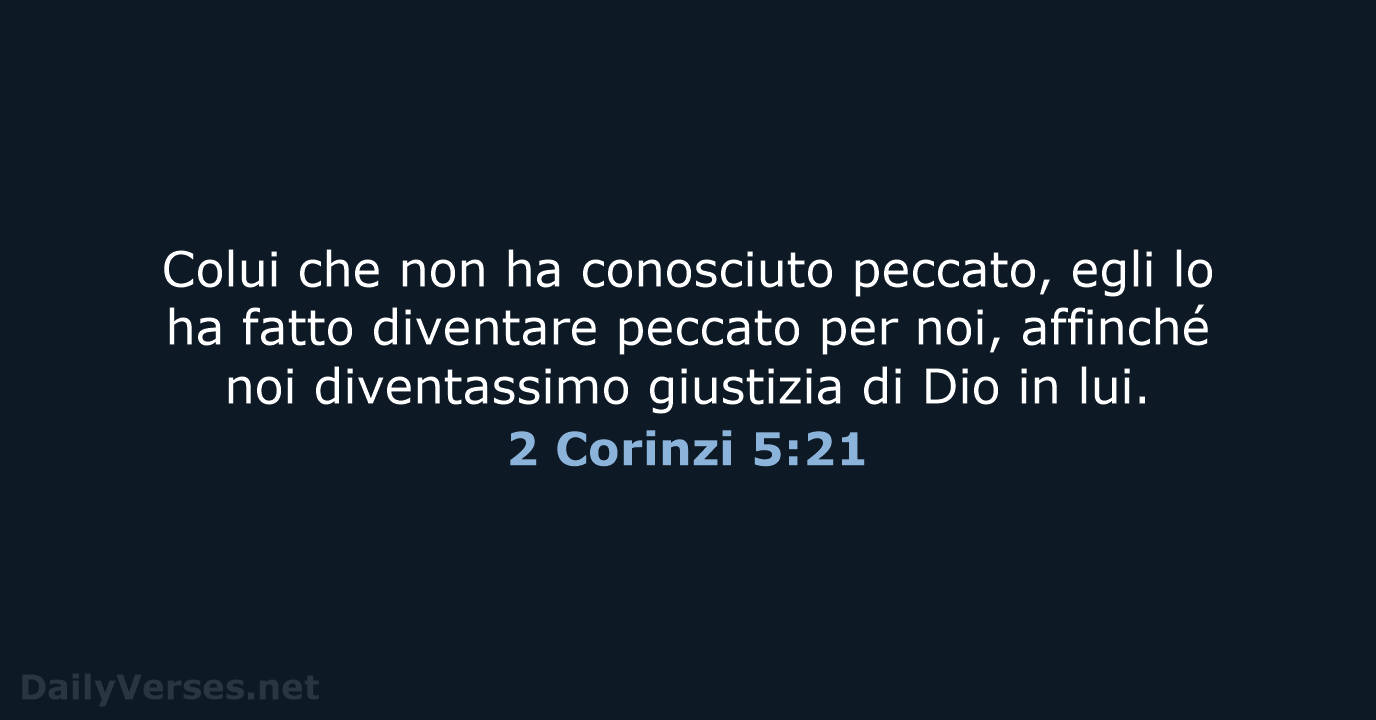 2 Corinzi 5:21 - NR06