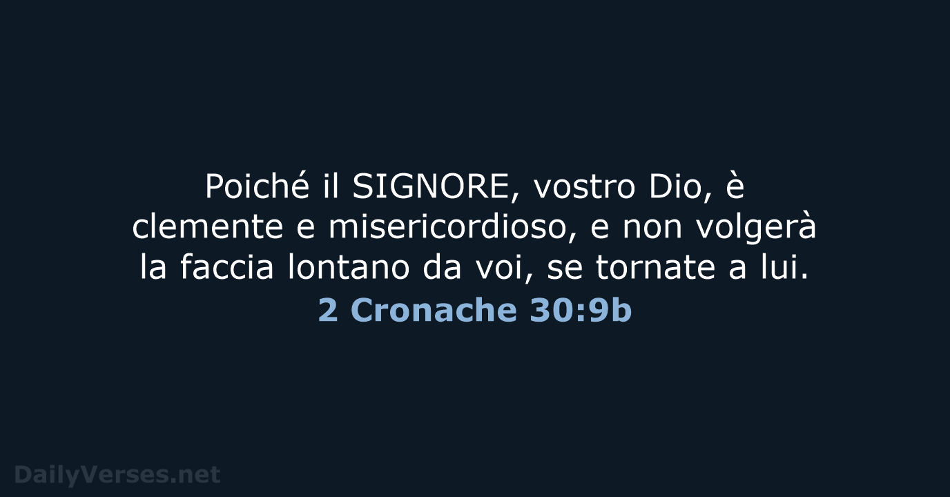 2 Cronache 30:9b - NR06