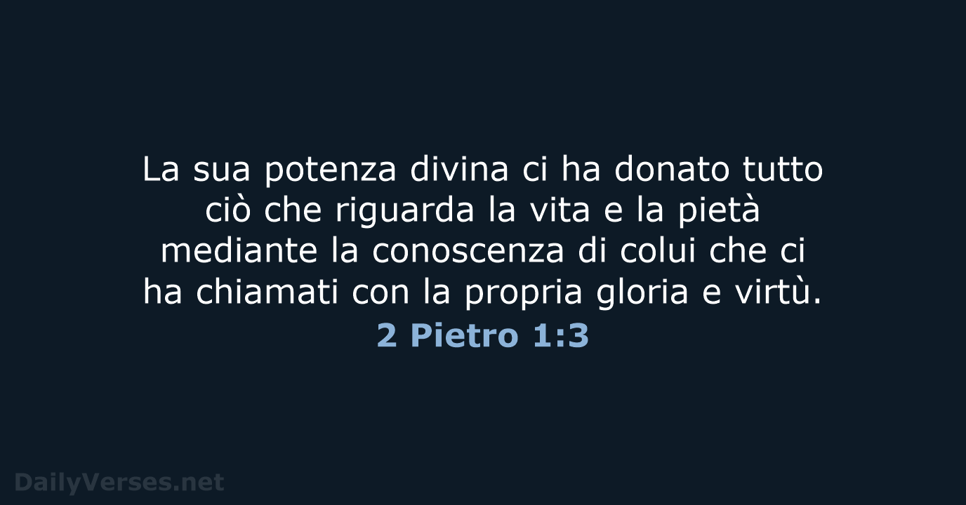 2 Pietro 1:3 - NR06