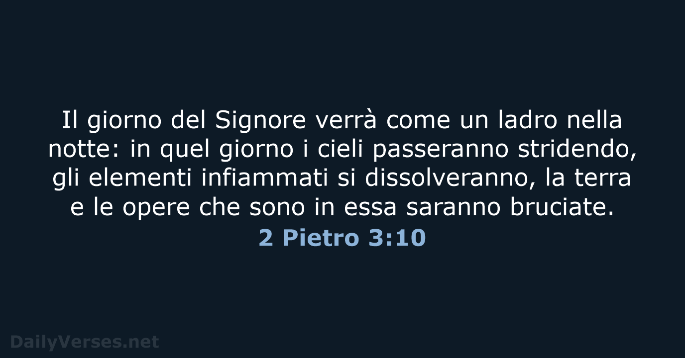 2 Pietro 3:10 - NR06