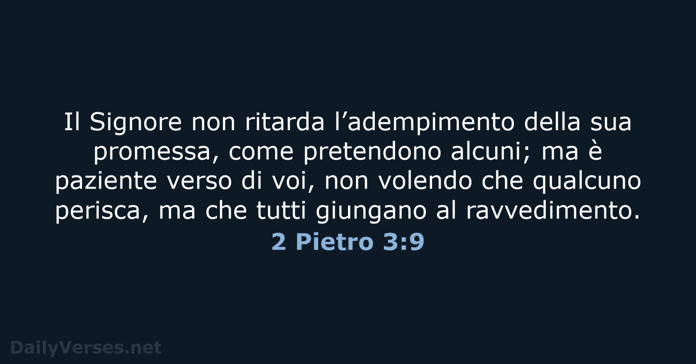 2 Pietro 3:9 - NR06