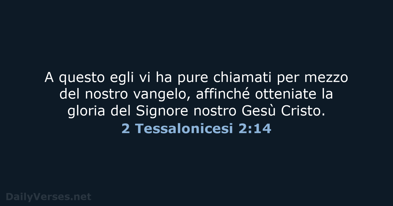 2 Tessalonicesi 2:14 - NR06