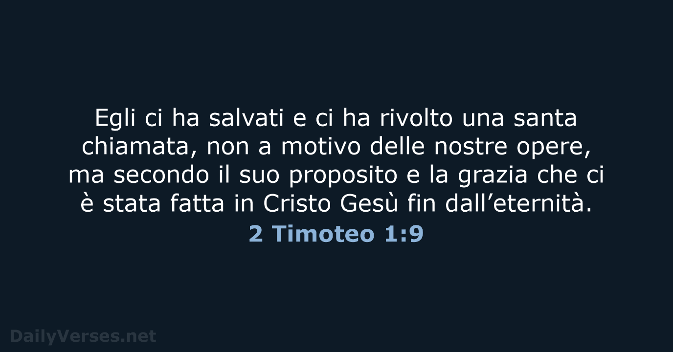 2 Timoteo 1:9 - NR06