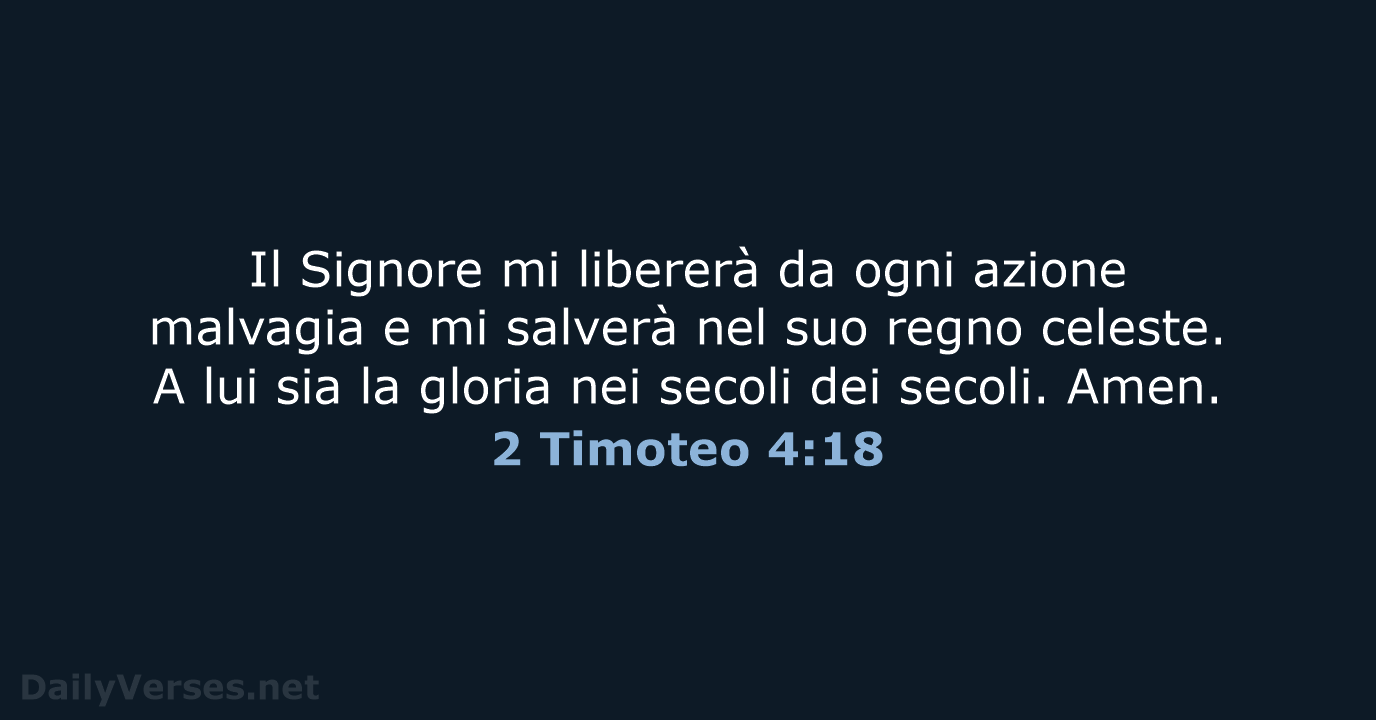 2 Timoteo 4:18 - NR06