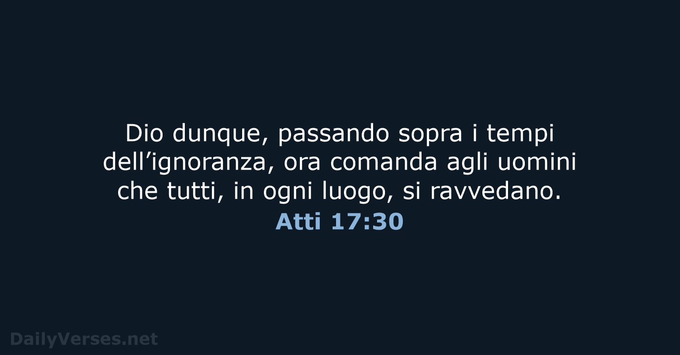 Atti 17:30 - NR06