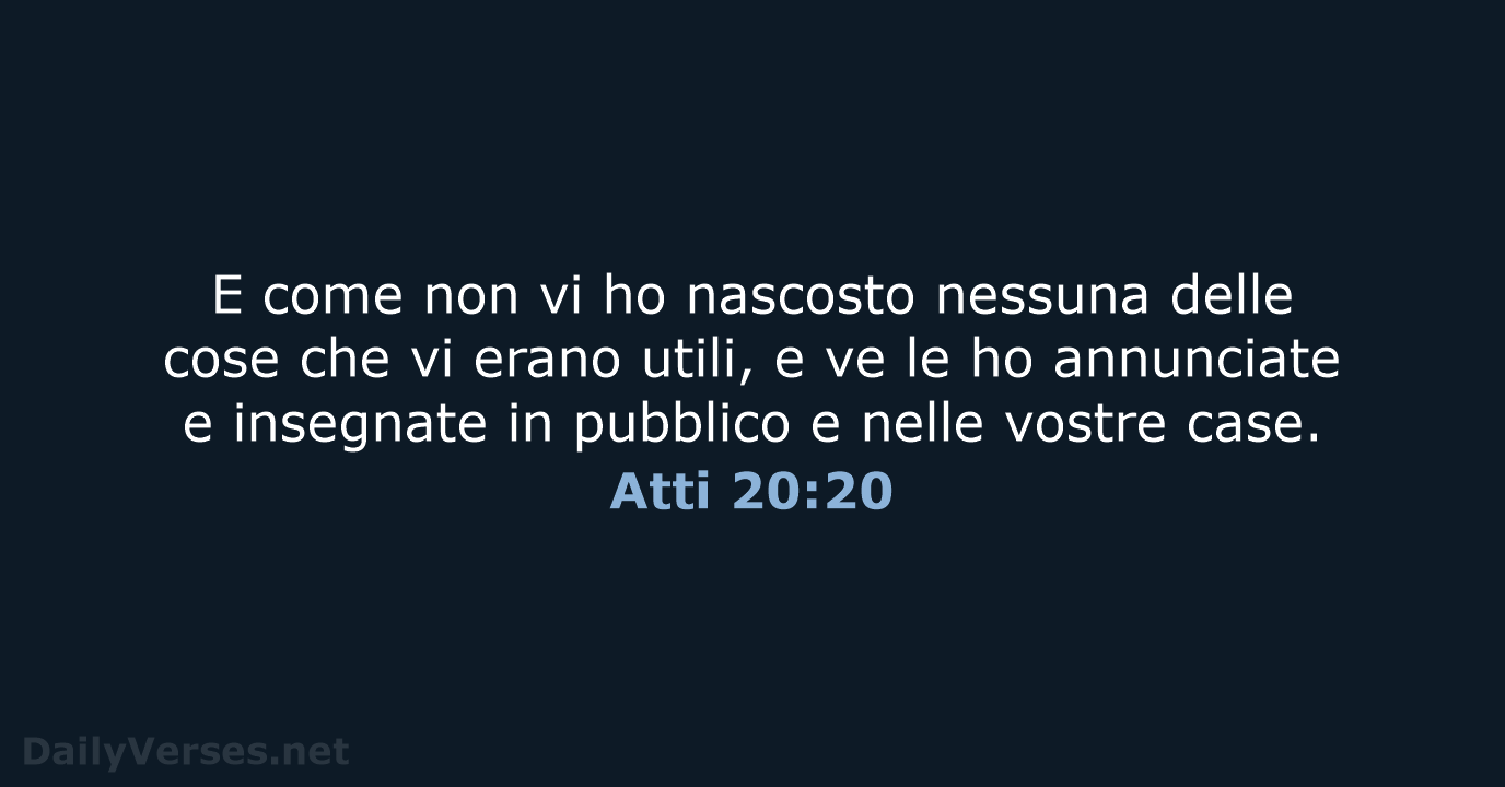 Atti 20:20 - NR06
