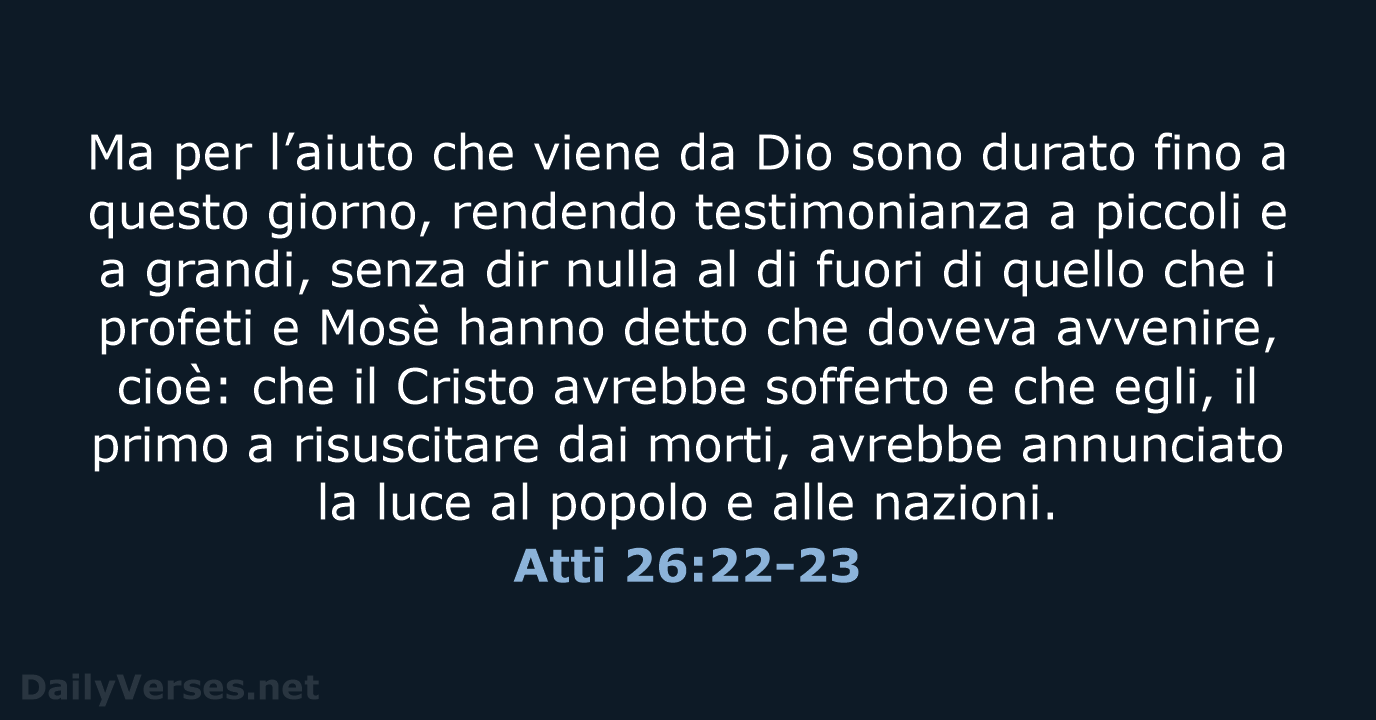 Atti 26:22-23 - NR06