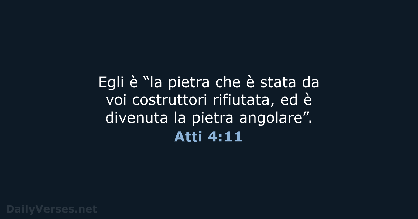 Atti 4:11 - NR06