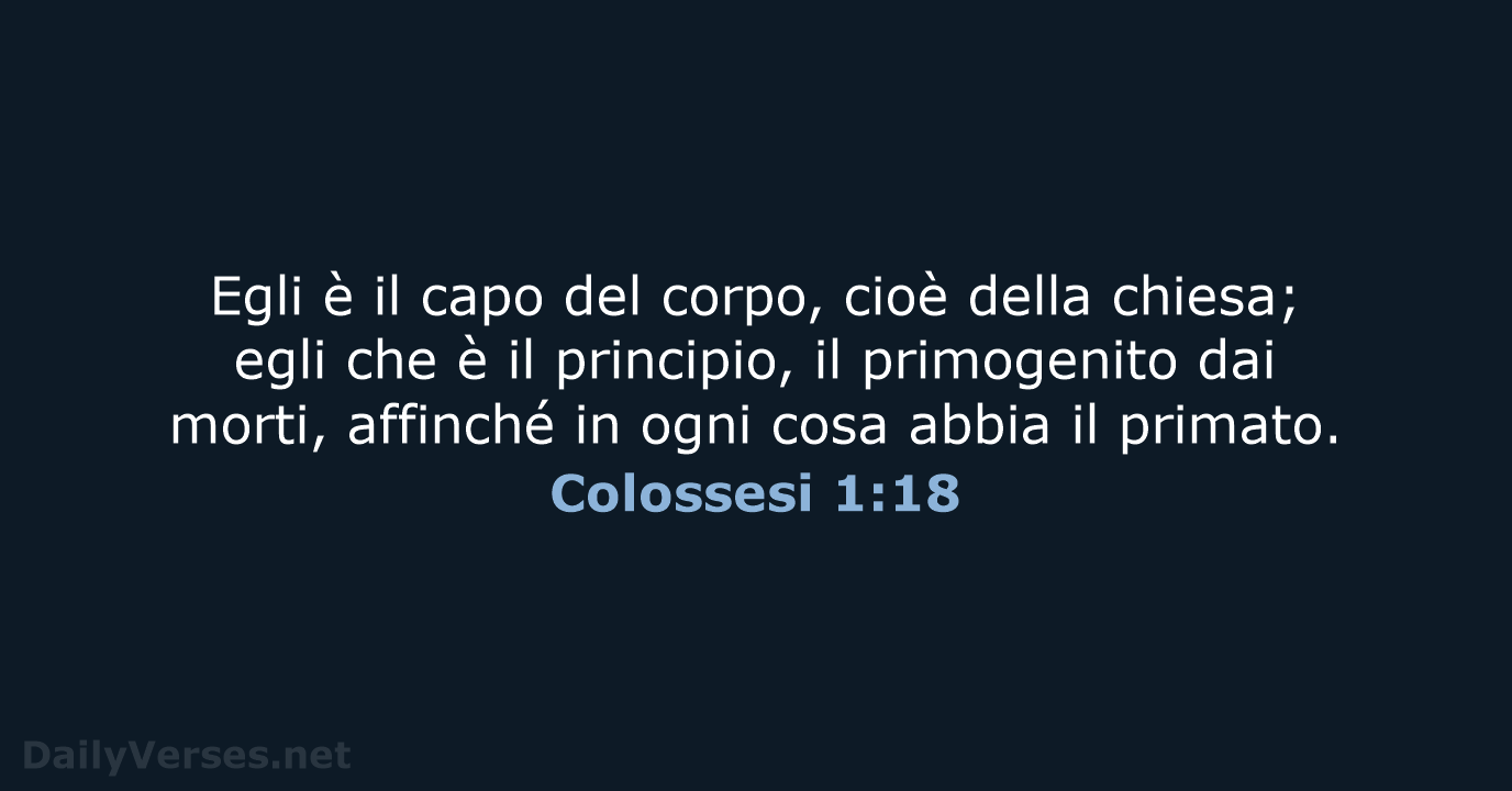 Colossesi 1:18 - NR06