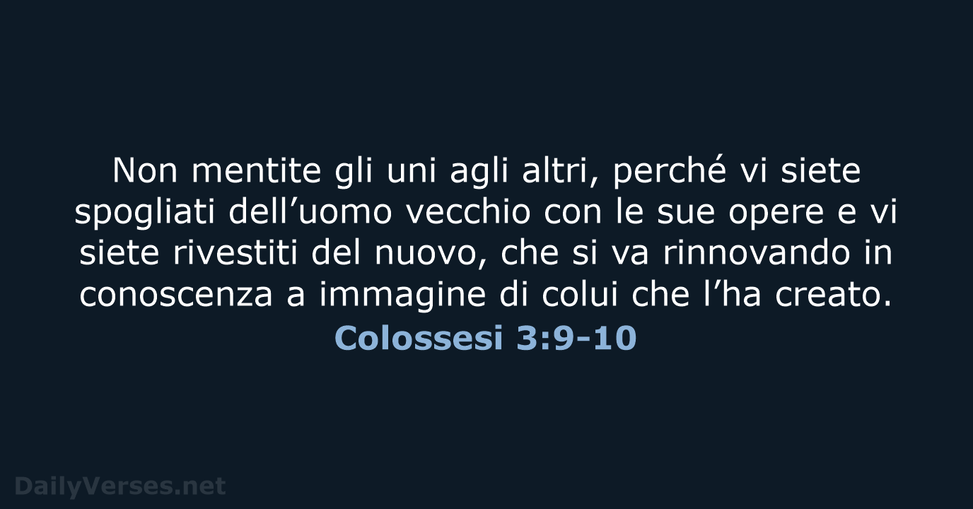 Colossesi 3:9-10 - NR06