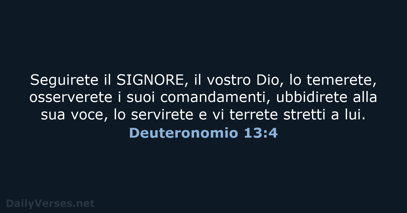 Deuteronomio 13:4 - NR06