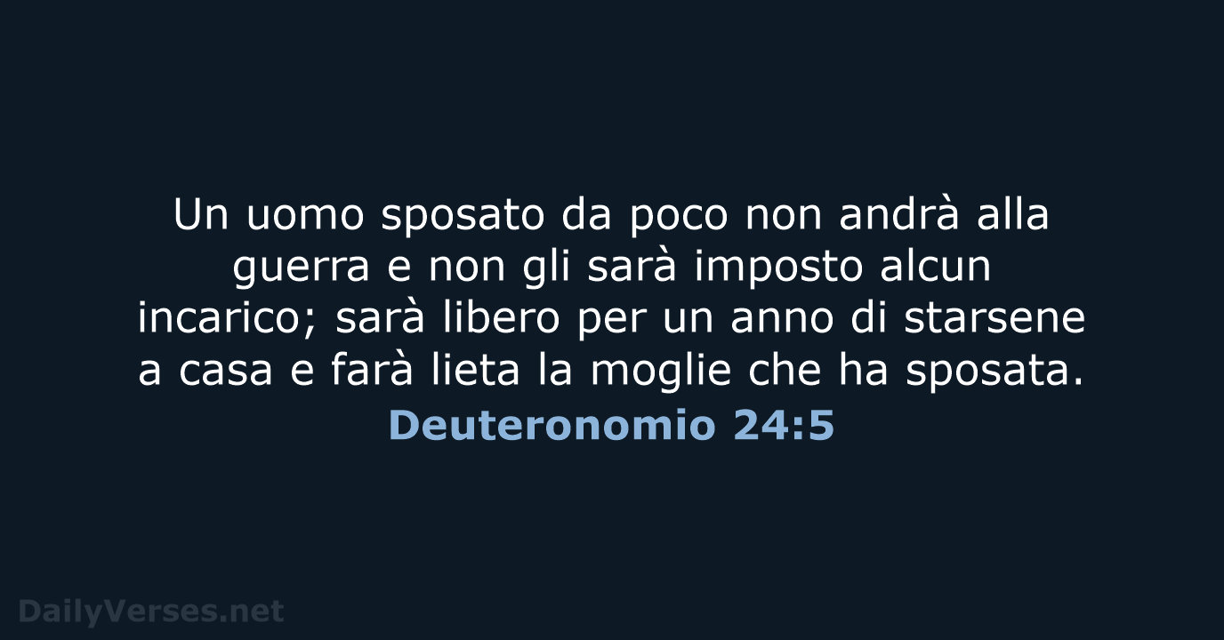 Deuteronomio 24:5 - NR06