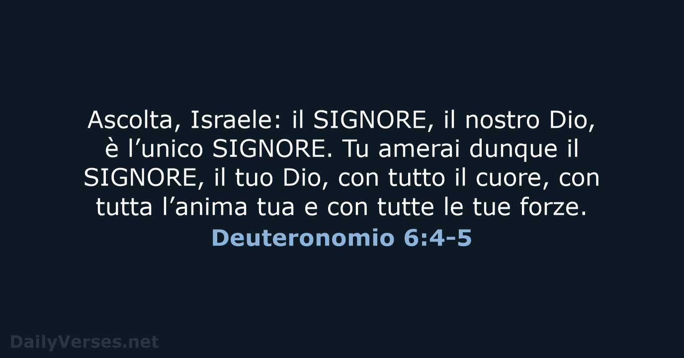 Deuteronomio 6:4-5 - NR06