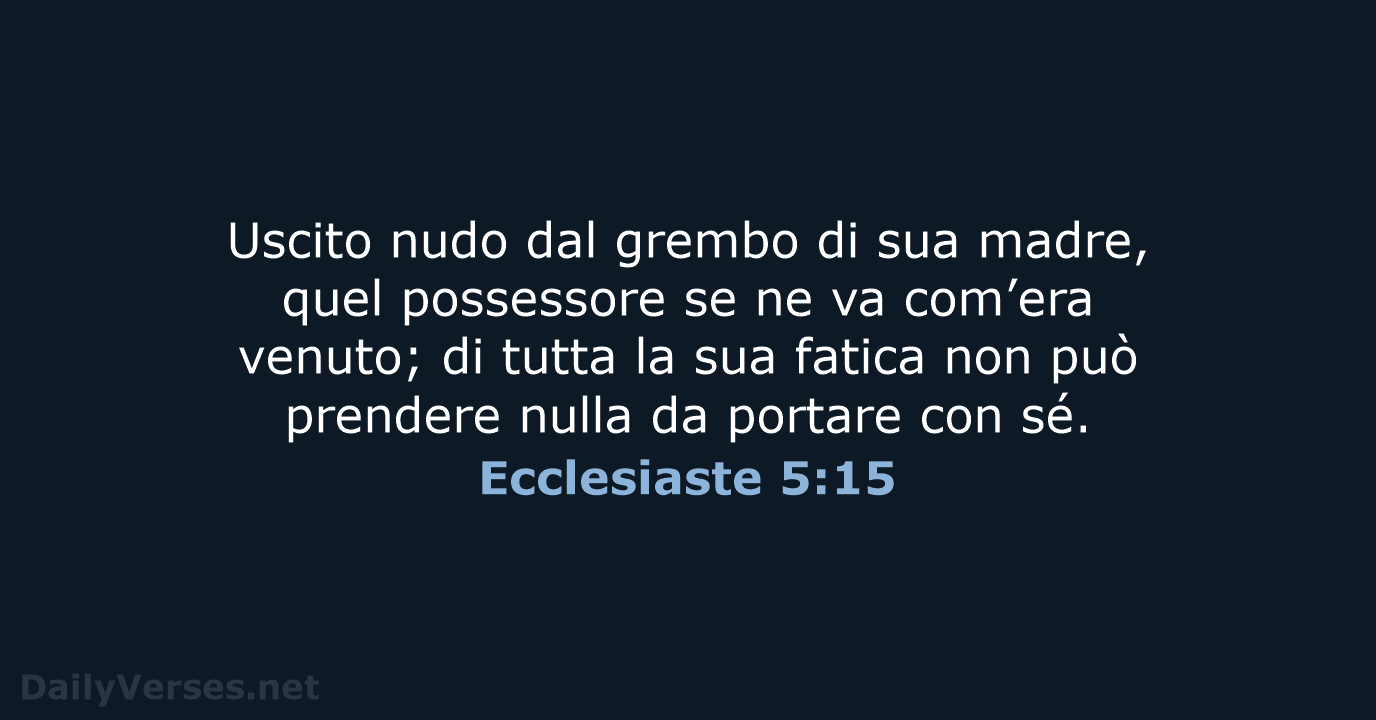 Ecclesiaste 5:15 - NR06